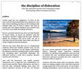 The Discipline of Dislocation