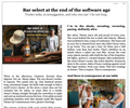 Bar Select at the End of The Software Age